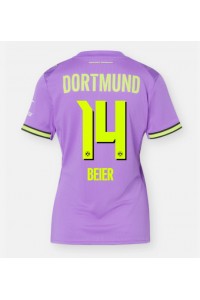 Borussia Dortmund Maximilian Beier #14 Jalkapallovaatteet Naisten Kolmaspaita 2026-27 Lyhythihainen